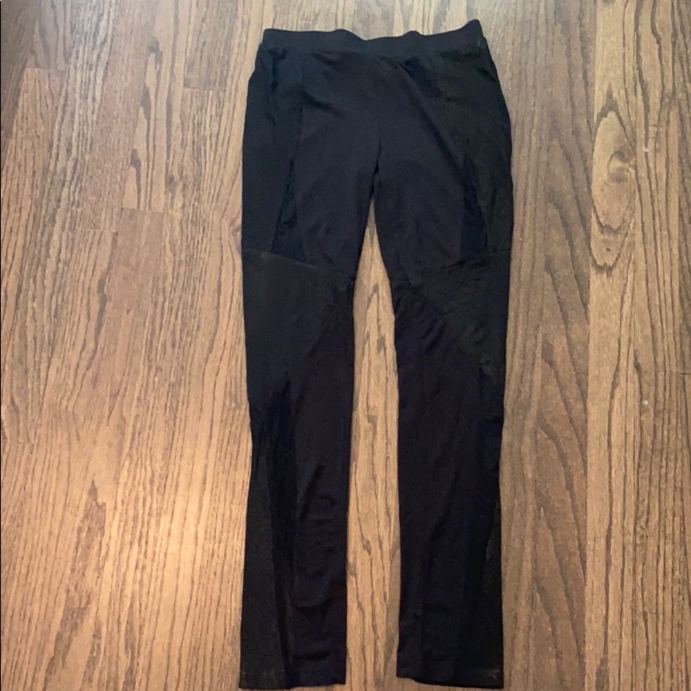 Black and Gold Akira Leggings size medium